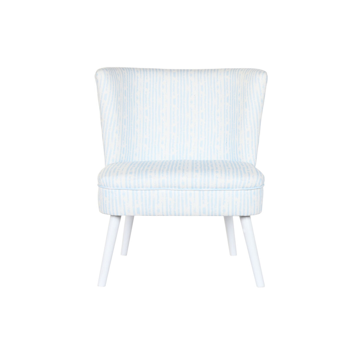 Fåtölj DKD Home Decor 73 x 67 x 85 cm Blå Trä Vit